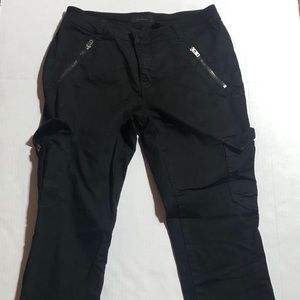 Black cargo Bebe pants